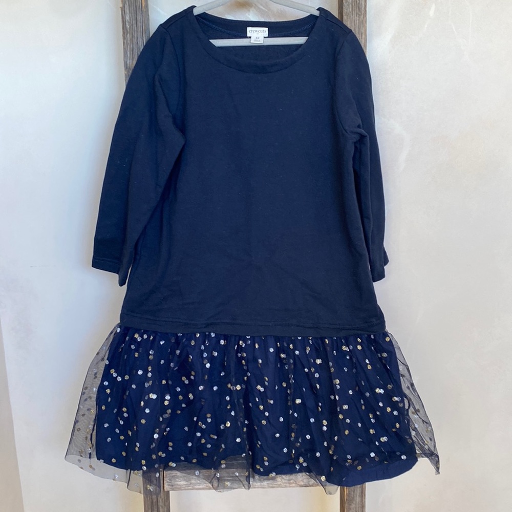 Navy blue crew cuts dress size 10